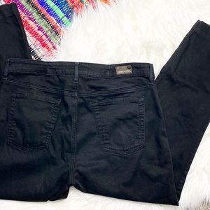 VIZCAINO • Premium Denim Black Cropped Jeans Sz 14